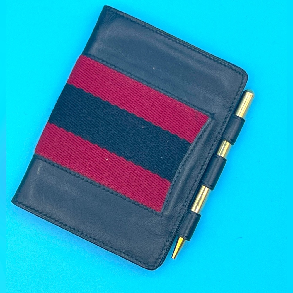 GUCCI  Address/Agenda with Gold Pencil